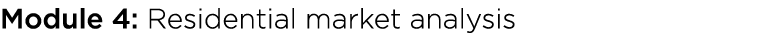 Module 4: Residential market analysis