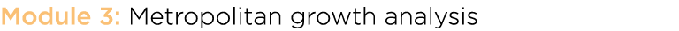 Module 3: Metropolitan growth analysis